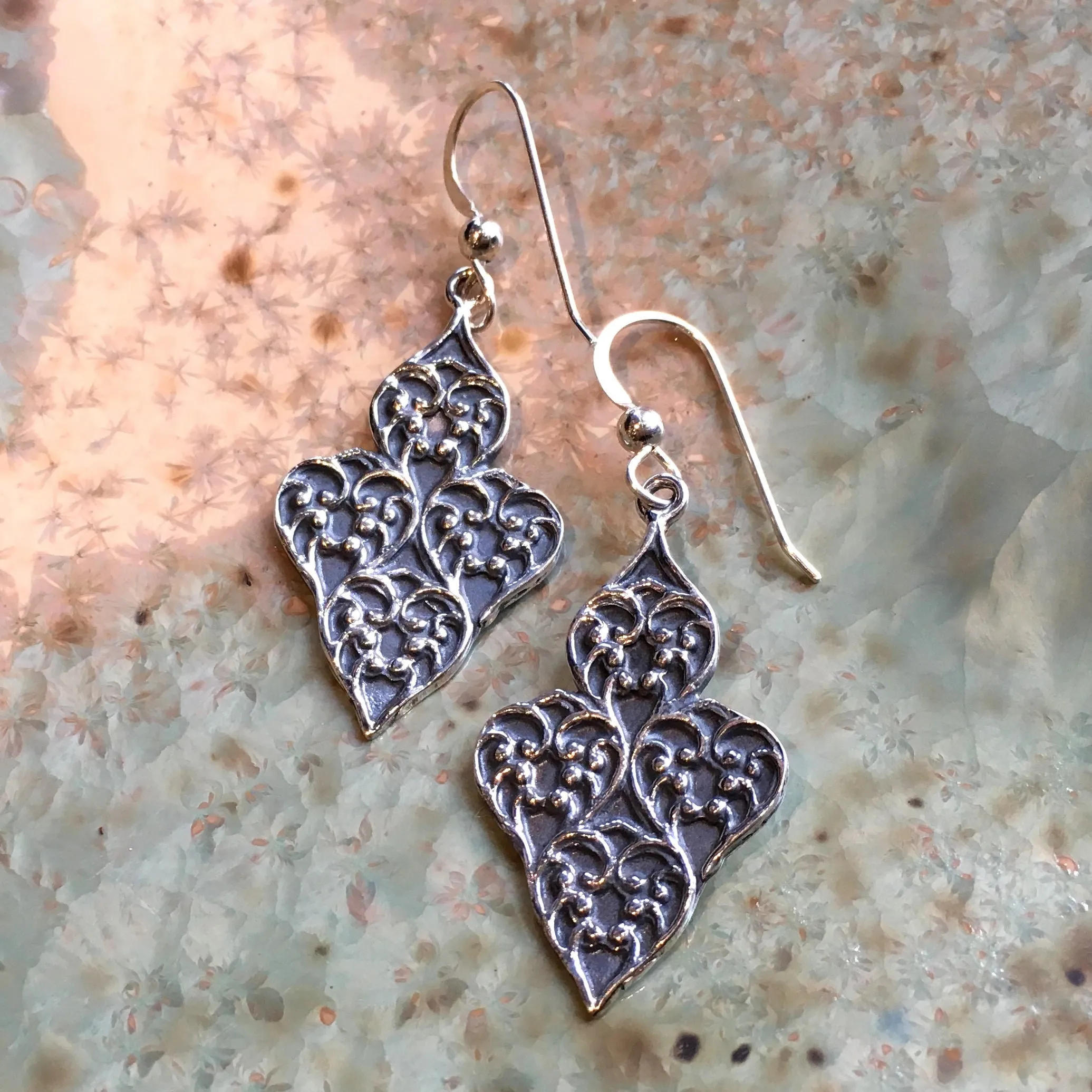 Dangle Long Silver Boho Earrings - Supreme