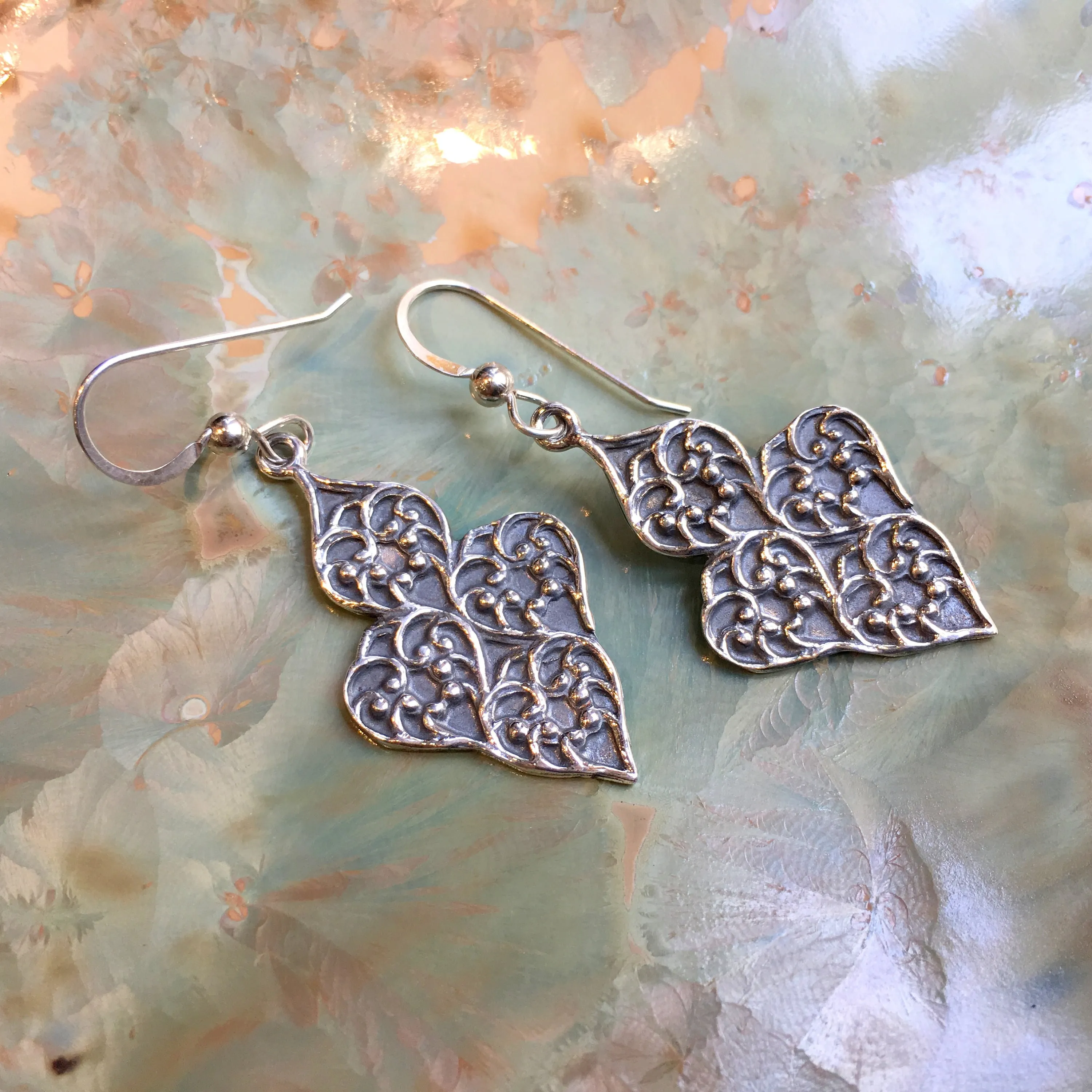Dangle Long Silver Boho Earrings - Supreme