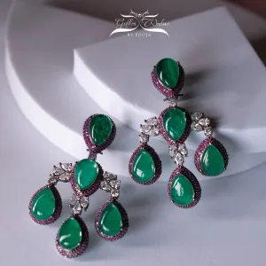 DAZZLING SEMI PRECIOUS CHANDELIERS