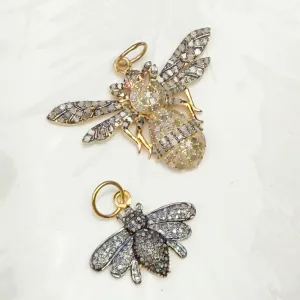 Diamond Bee Harmony Pendant