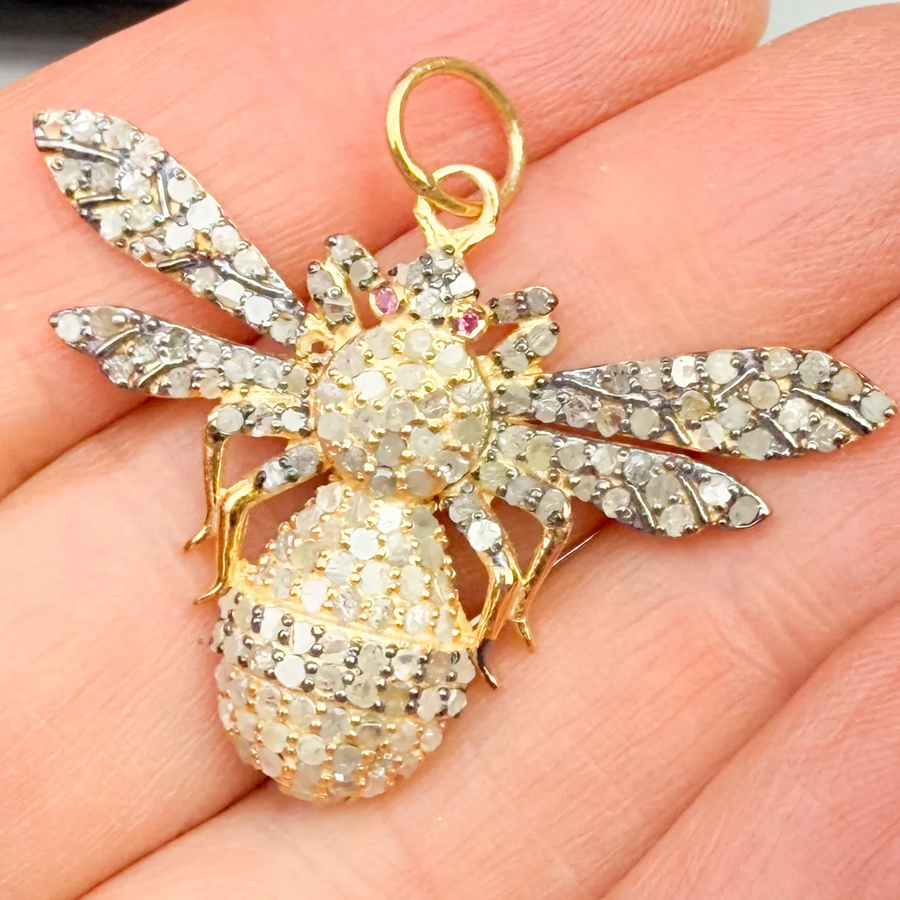 Diamond Bee Harmony Pendant