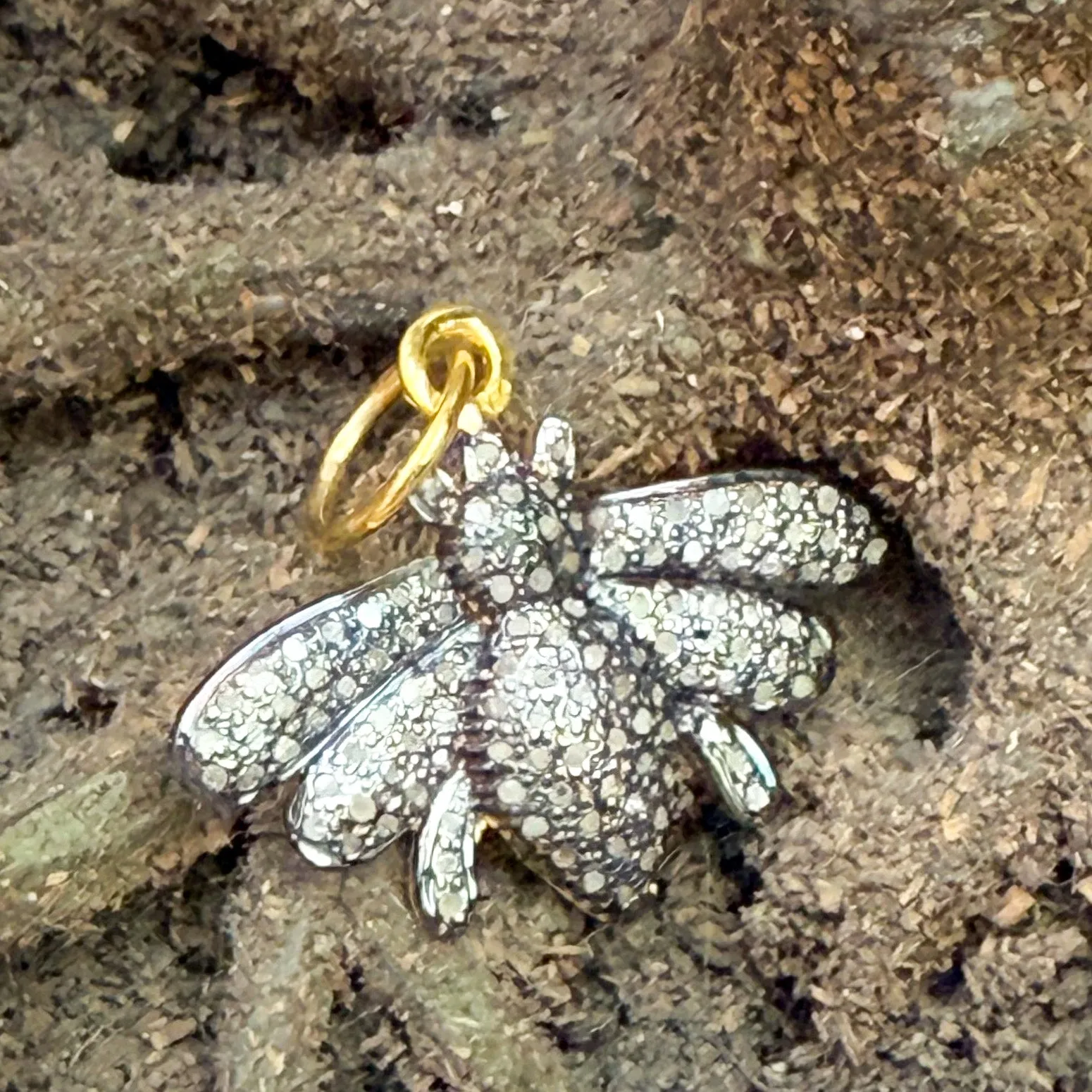 Diamond Bee Harmony Pendant