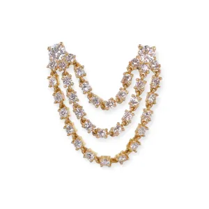 Diamond Chandelier Double Piercing Earring (Sold as Singles)