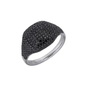 Diamond Signet Ring 14K