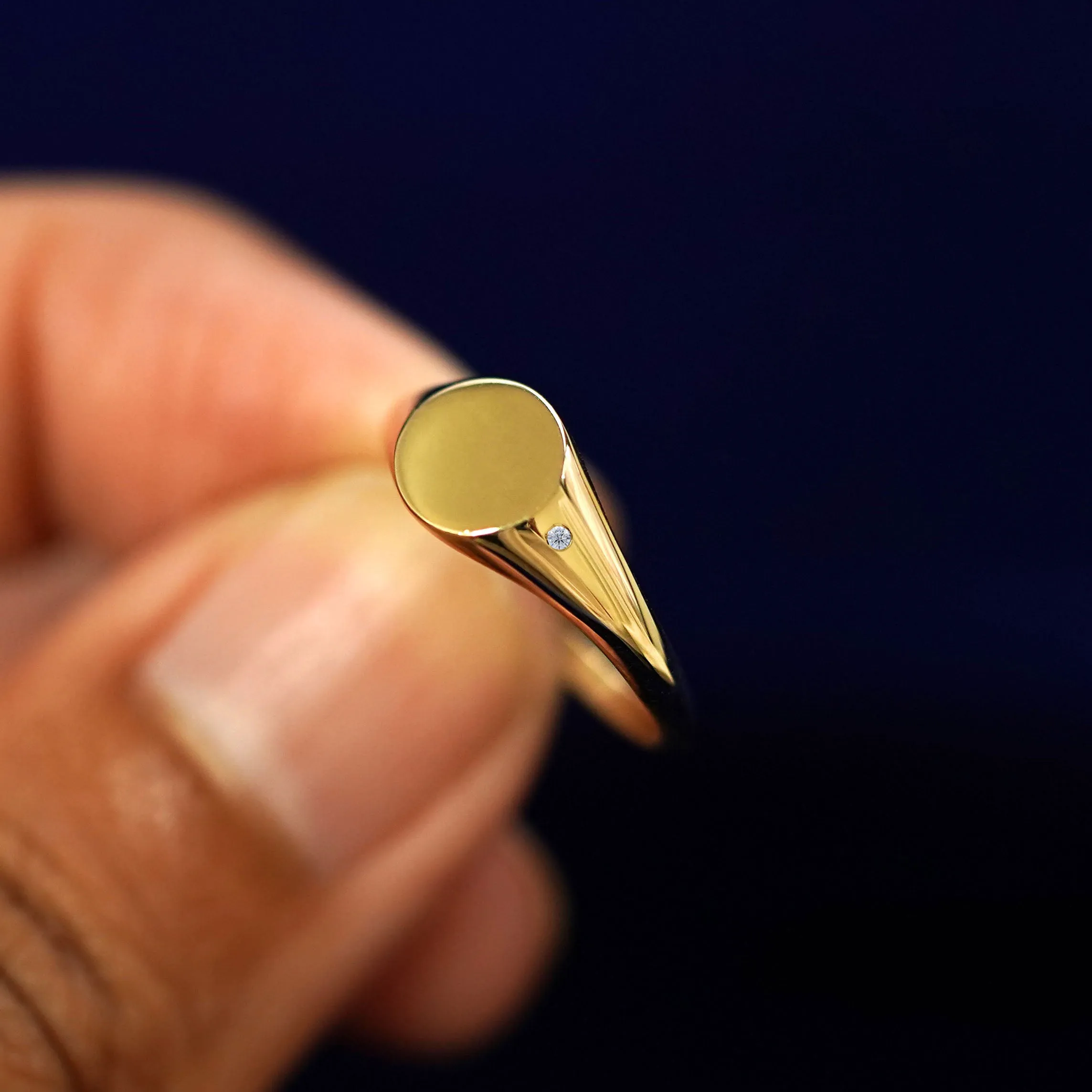 Diamond Signet Ring