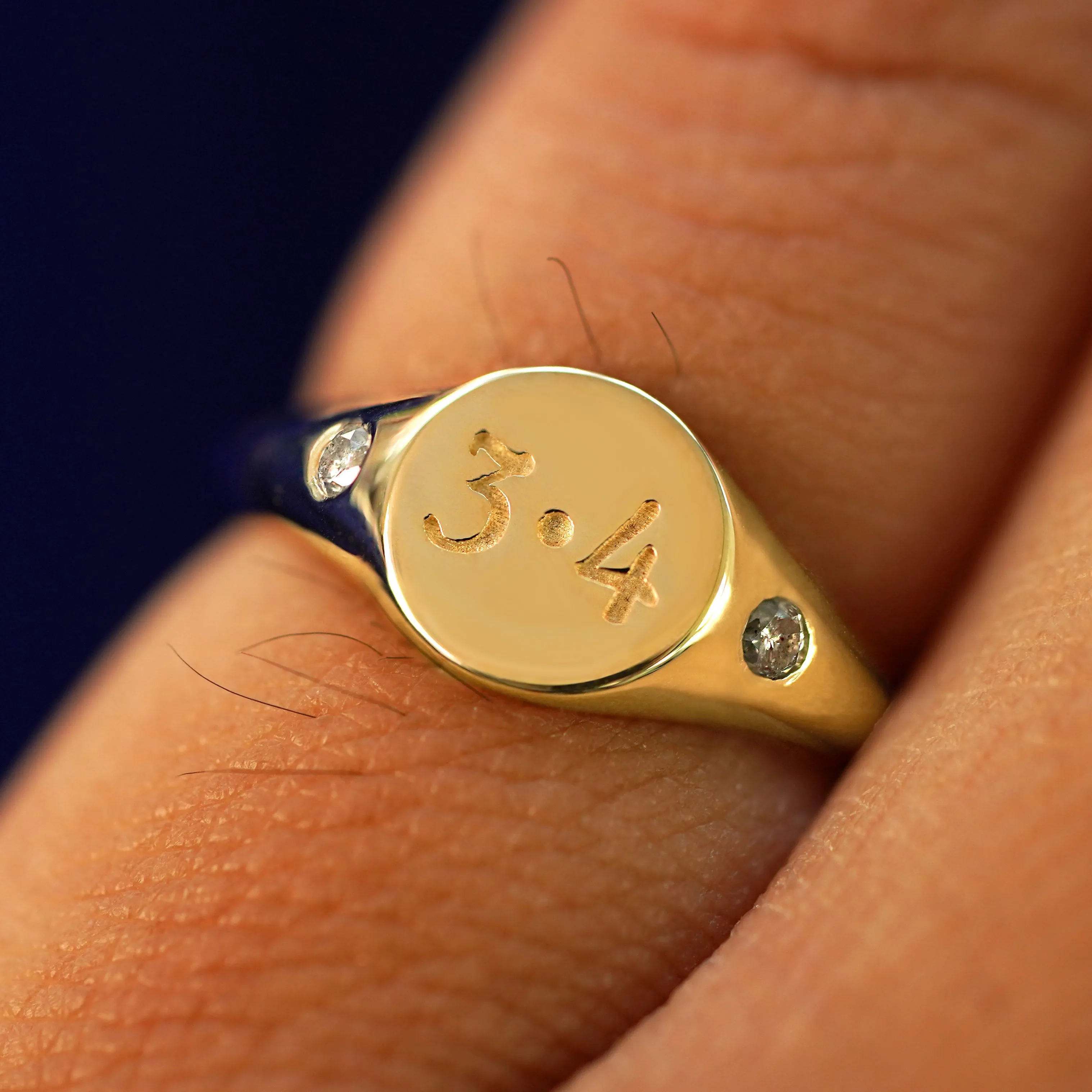 Diamond Signet Ring