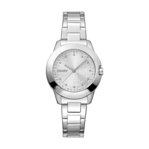 DKNY Park Ave Logo Silver Diail Womens Watch