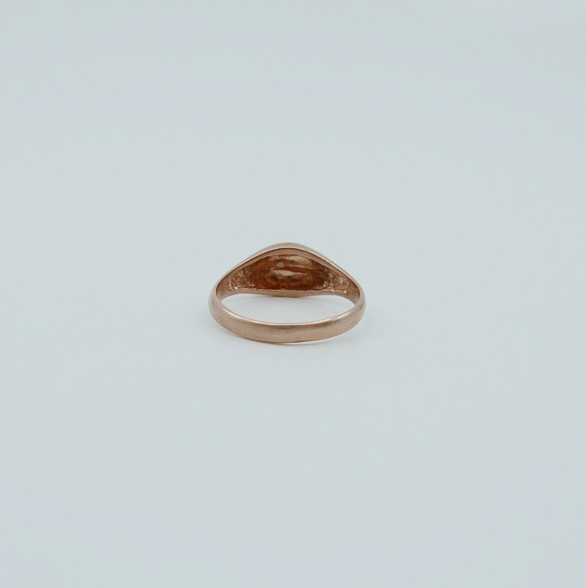 Dome Signet Diamond Ring