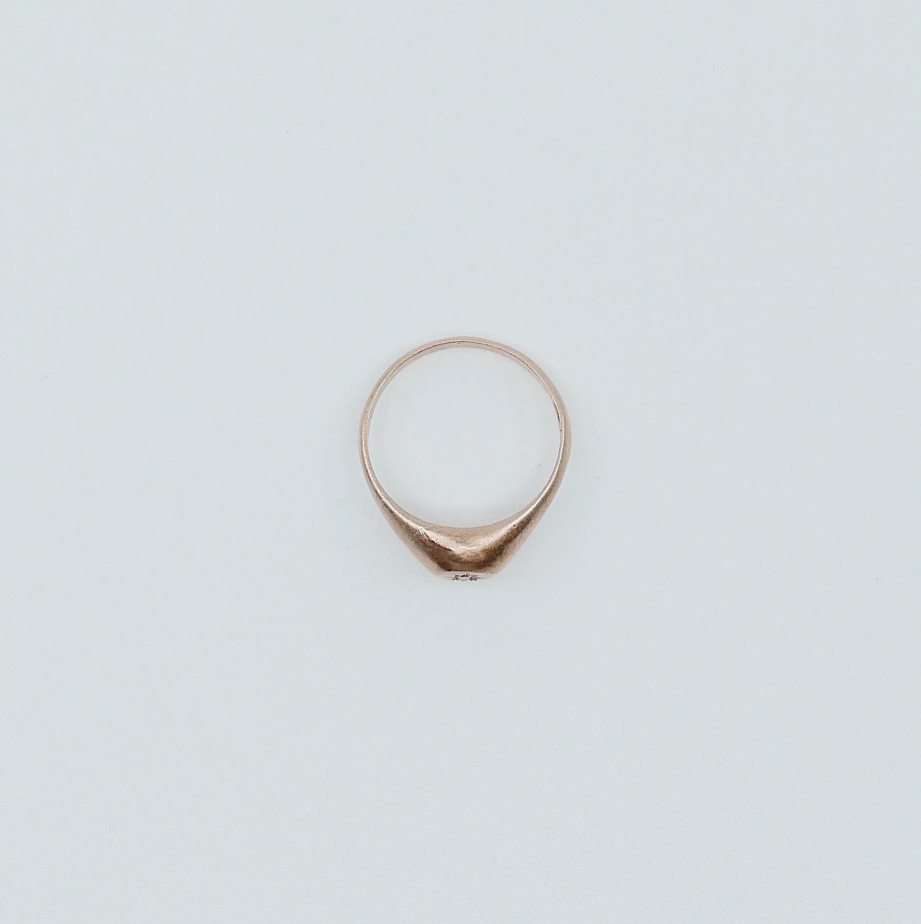 Dome Signet Diamond Ring