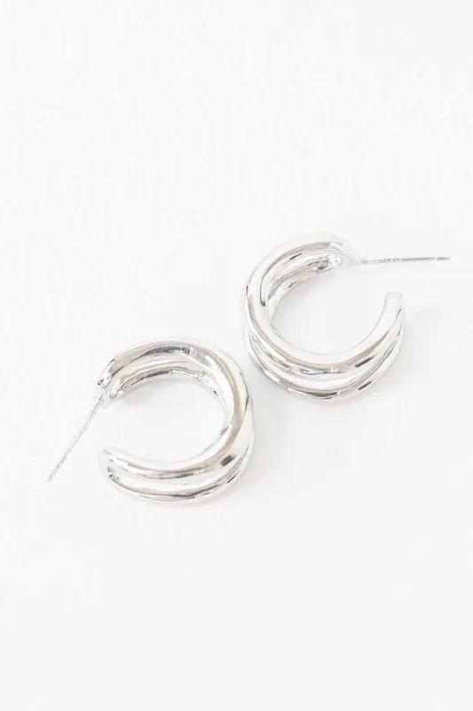 Double Hoop Earrings: Stylish and Versatile