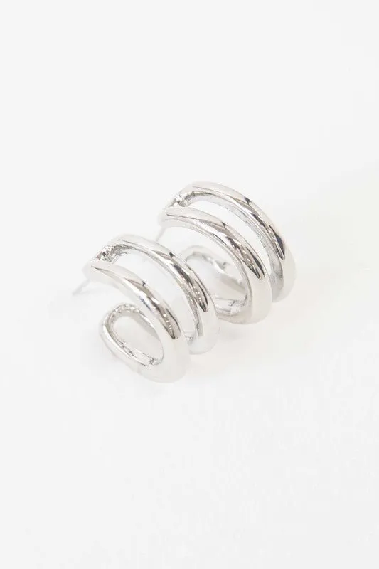 Double Hoop Earrings: Stylish and Versatile