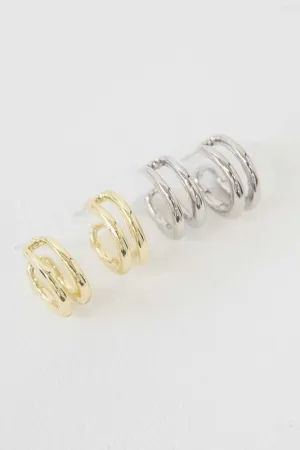 Double Hoop Earrings: Stylish and Versatile