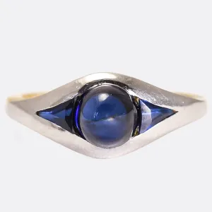 Edwardian French Sapphire Sugarloaf Ring
