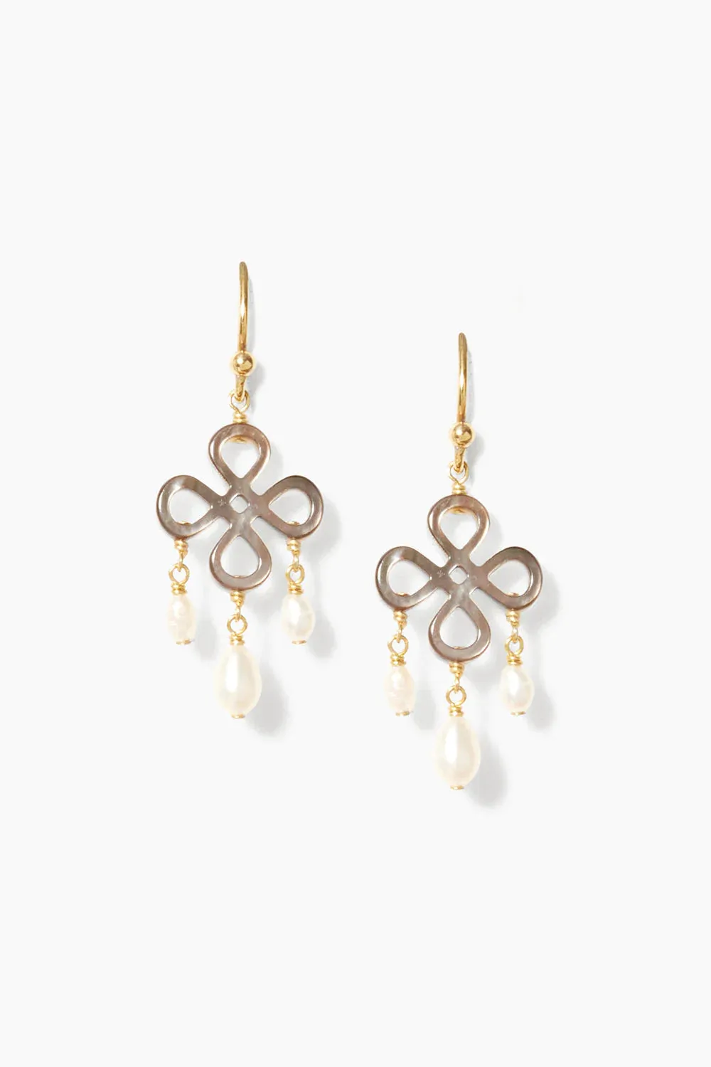 EG-5721- Clover Chandelier Earrings