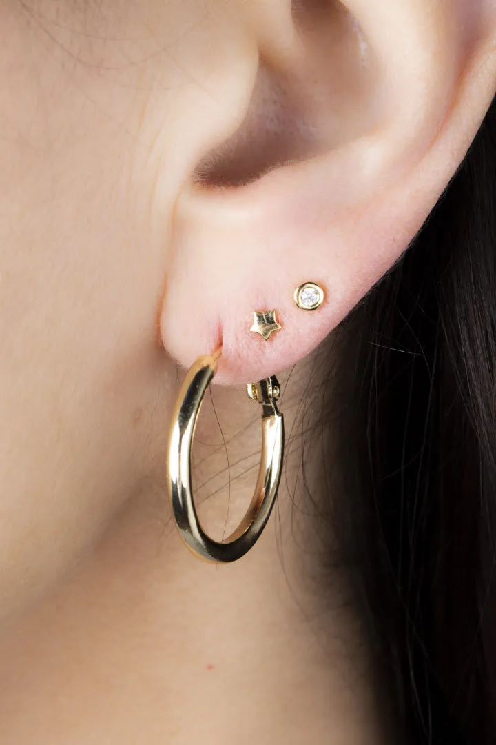 Ellie Hoops Gold