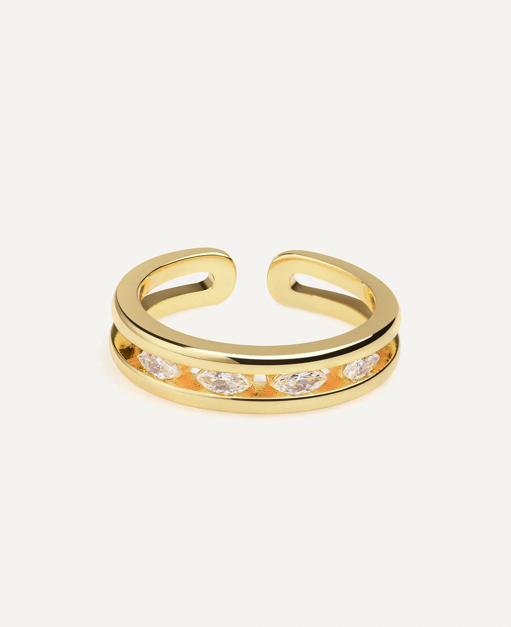 Eloise Marquise Open Ring