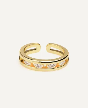 Eloise Marquise Open Ring