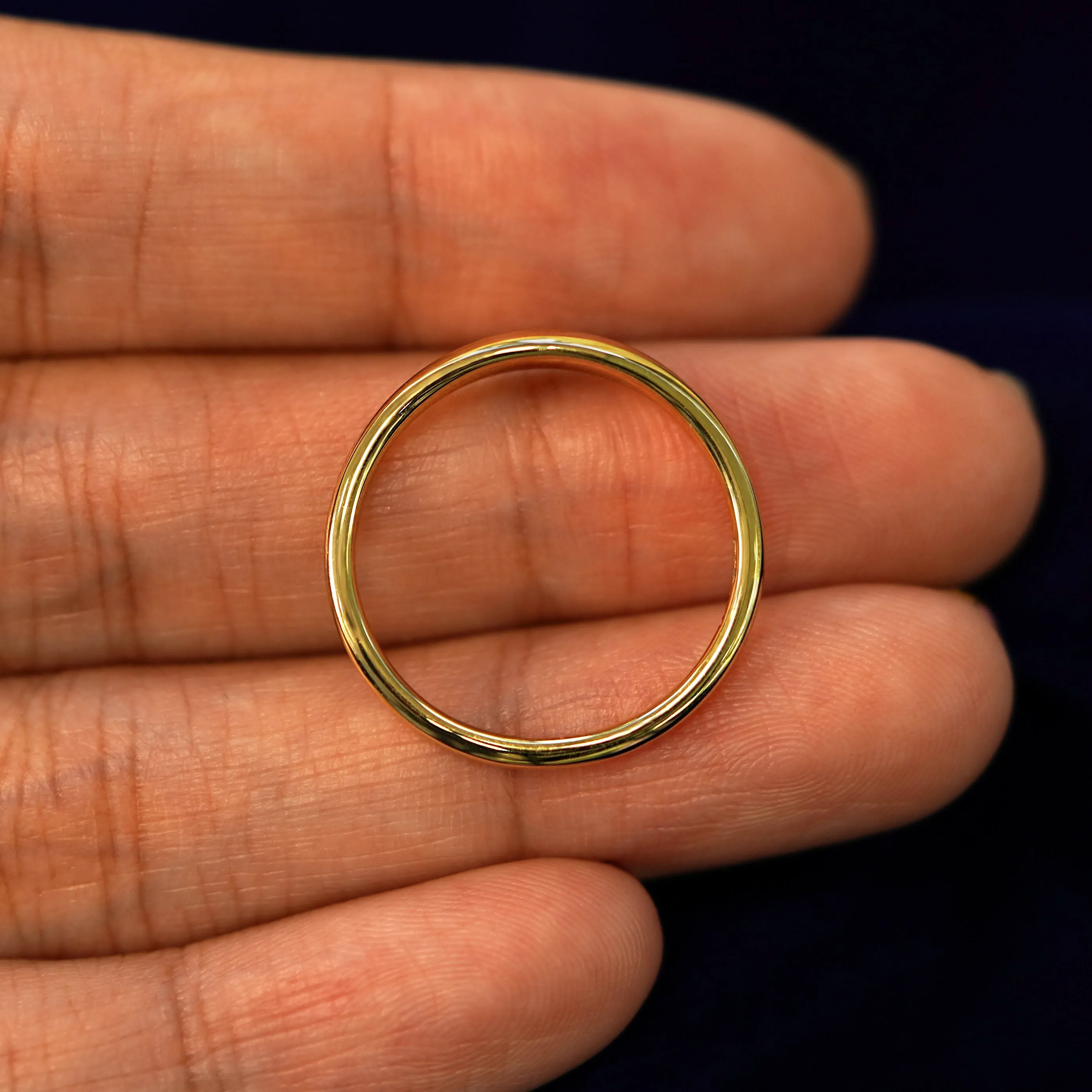 Elongated Puffy Signet Ring