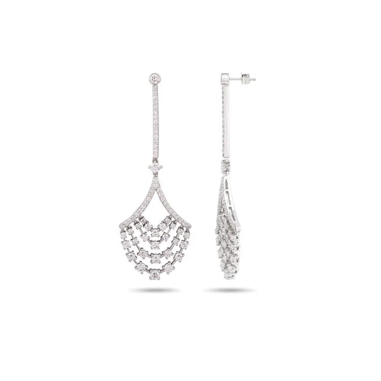 Enchanting Chandelier Diamond Earrings
