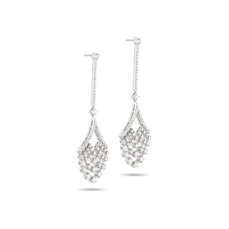 Enchanting Chandelier Diamond Earrings