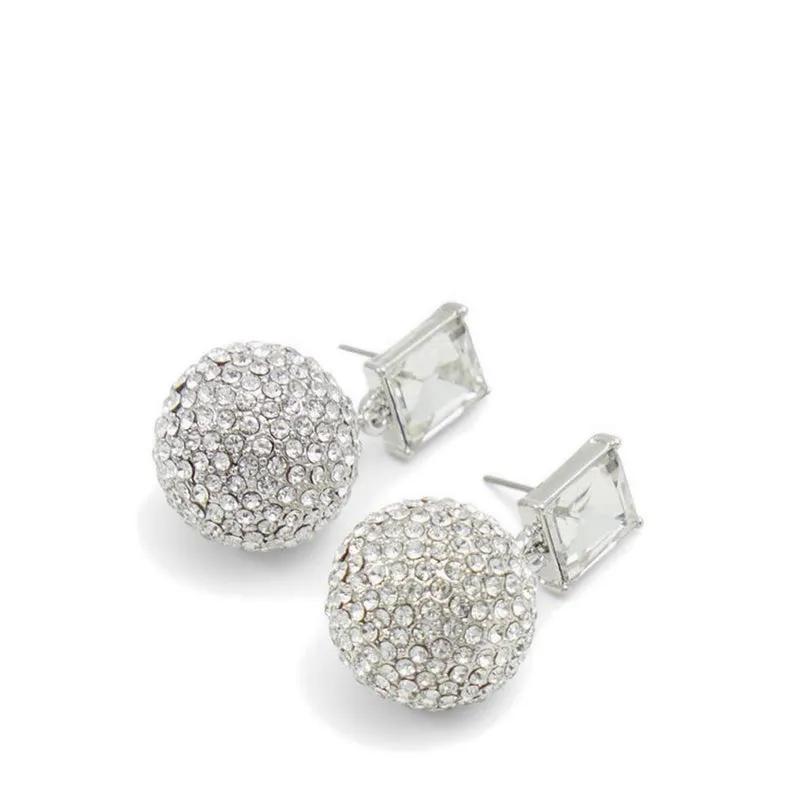 Eren Earrings - Silver/Clear Multi