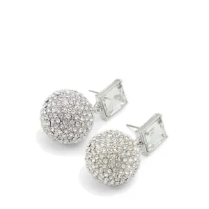 Eren Earrings - Silver/Clear Multi