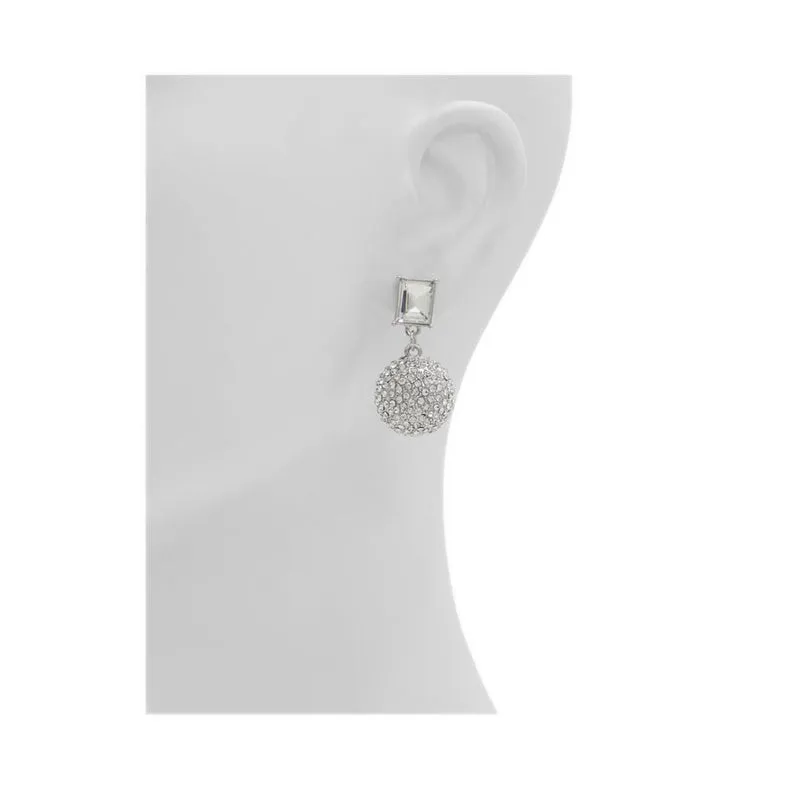Eren Earrings - Silver/Clear Multi