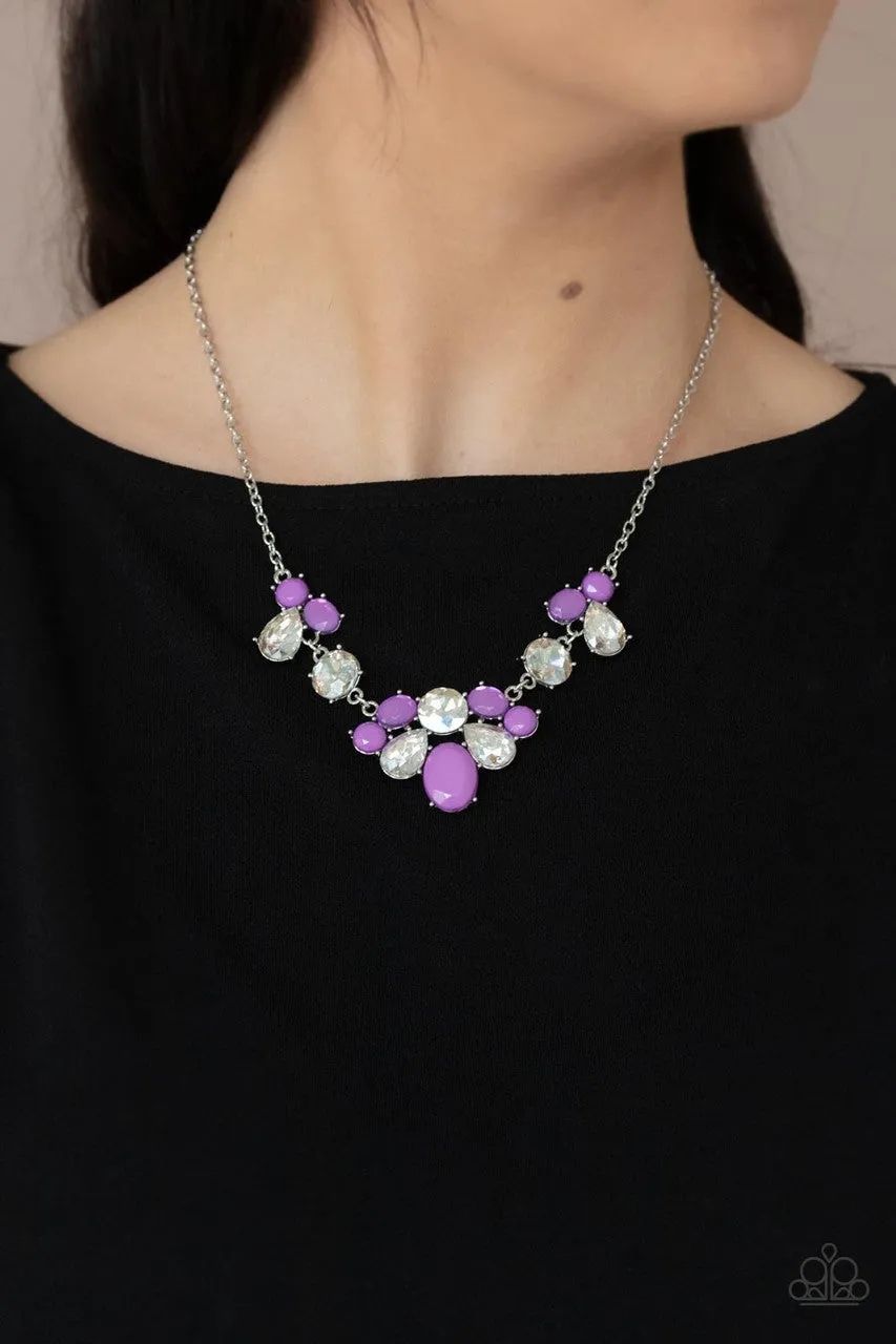 Ethereal Romance Purple Paparazzi Necklace