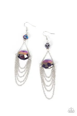 Ethereally Extravagant Purple Paparazzi Earrings