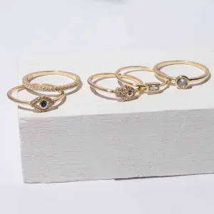 Evil Eye Ring Set