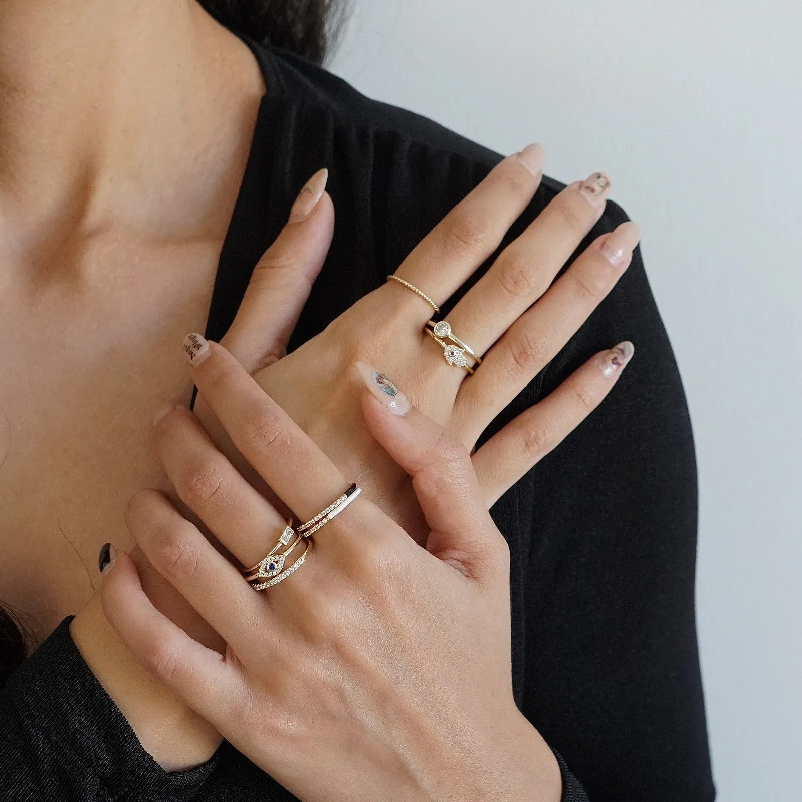 Evil Eye Ring Set