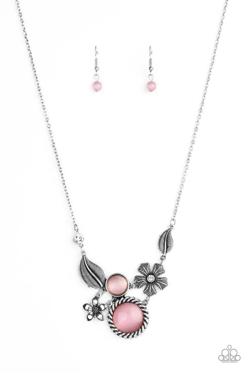 Exquisitely Eden Pink Paparazzi Necklace