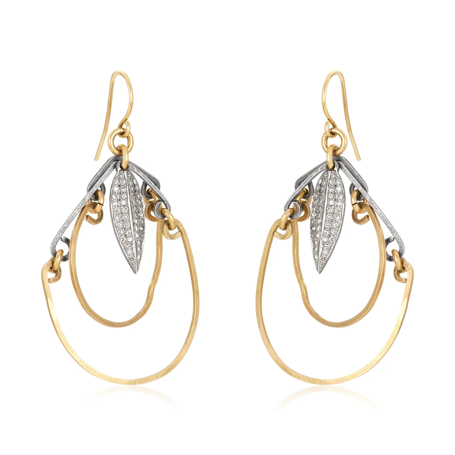 Eyes of Almond Diamond Earrings