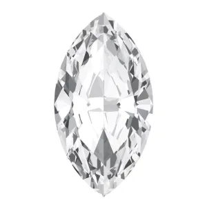 FAB Lab-Grown Marquise White Sapphire Stone Size