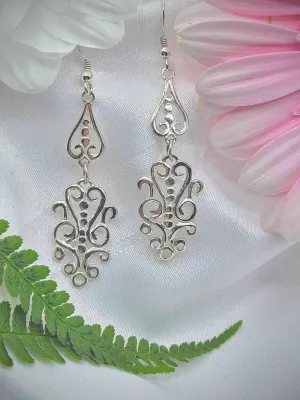 Filigree Chandelier Drop Earrings