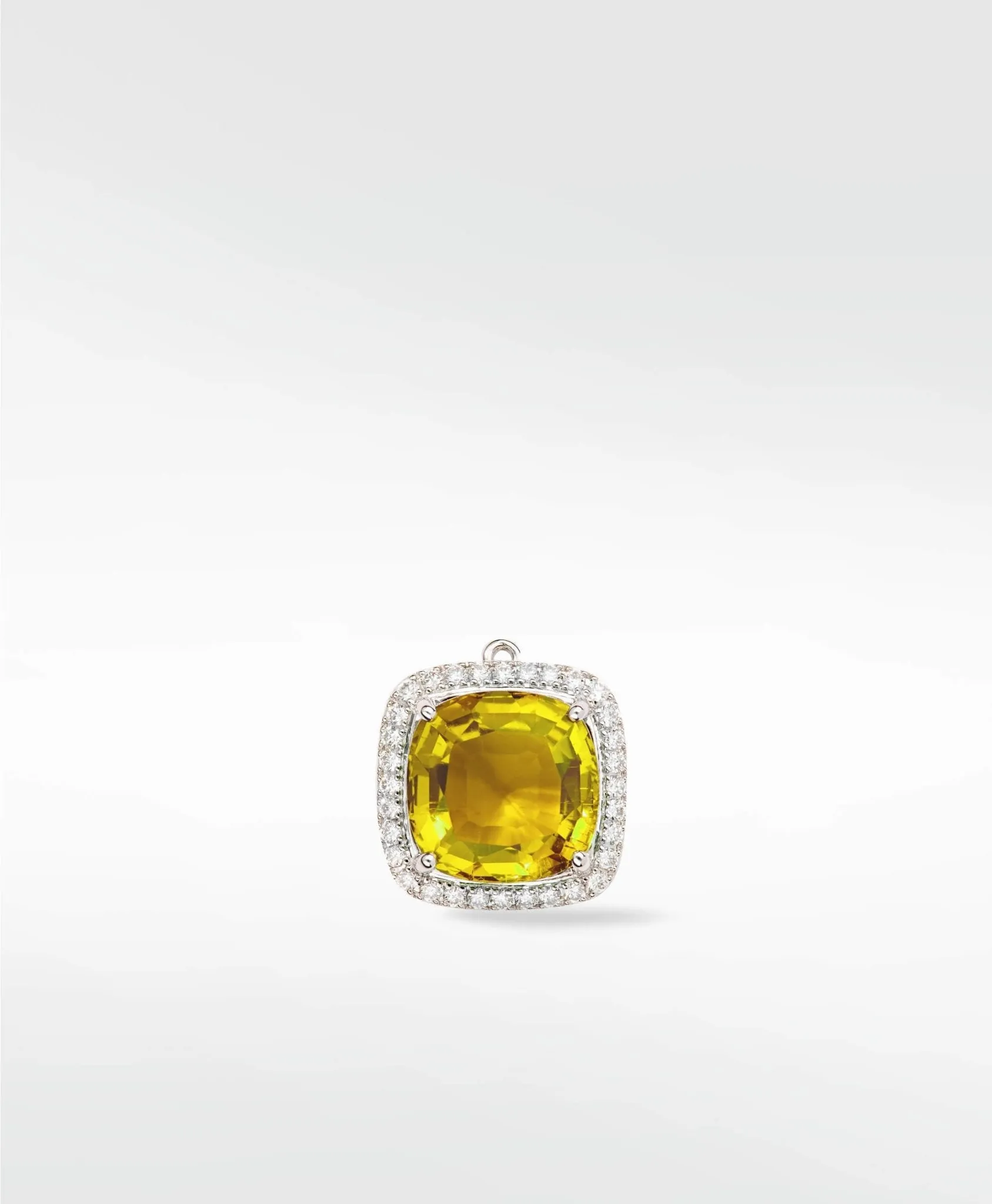 Flora Fancy Yellow Sapphire Detachable Pendant