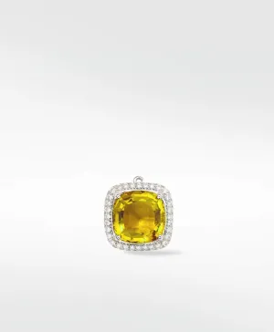 Flora Fancy Yellow Sapphire Detachable Pendant