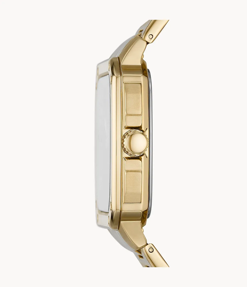 Fossil Inscription Automatic Gold Men's Watch BQ2573