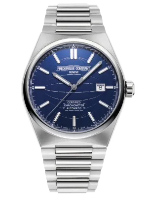 FREDERIQUE CONSTANT HIGHLIFE AUTOMATIC COSC BLUE DIAL