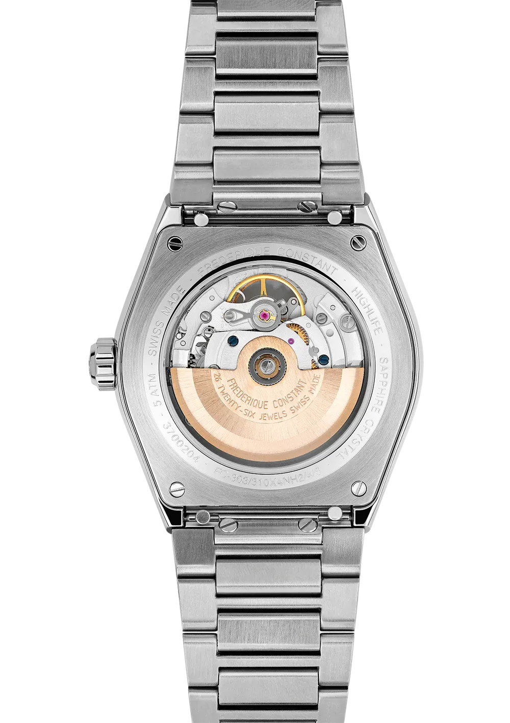 FREDERIQUE CONSTANT HIGHLIFE AUTOMATIC COSC BLUE DIAL