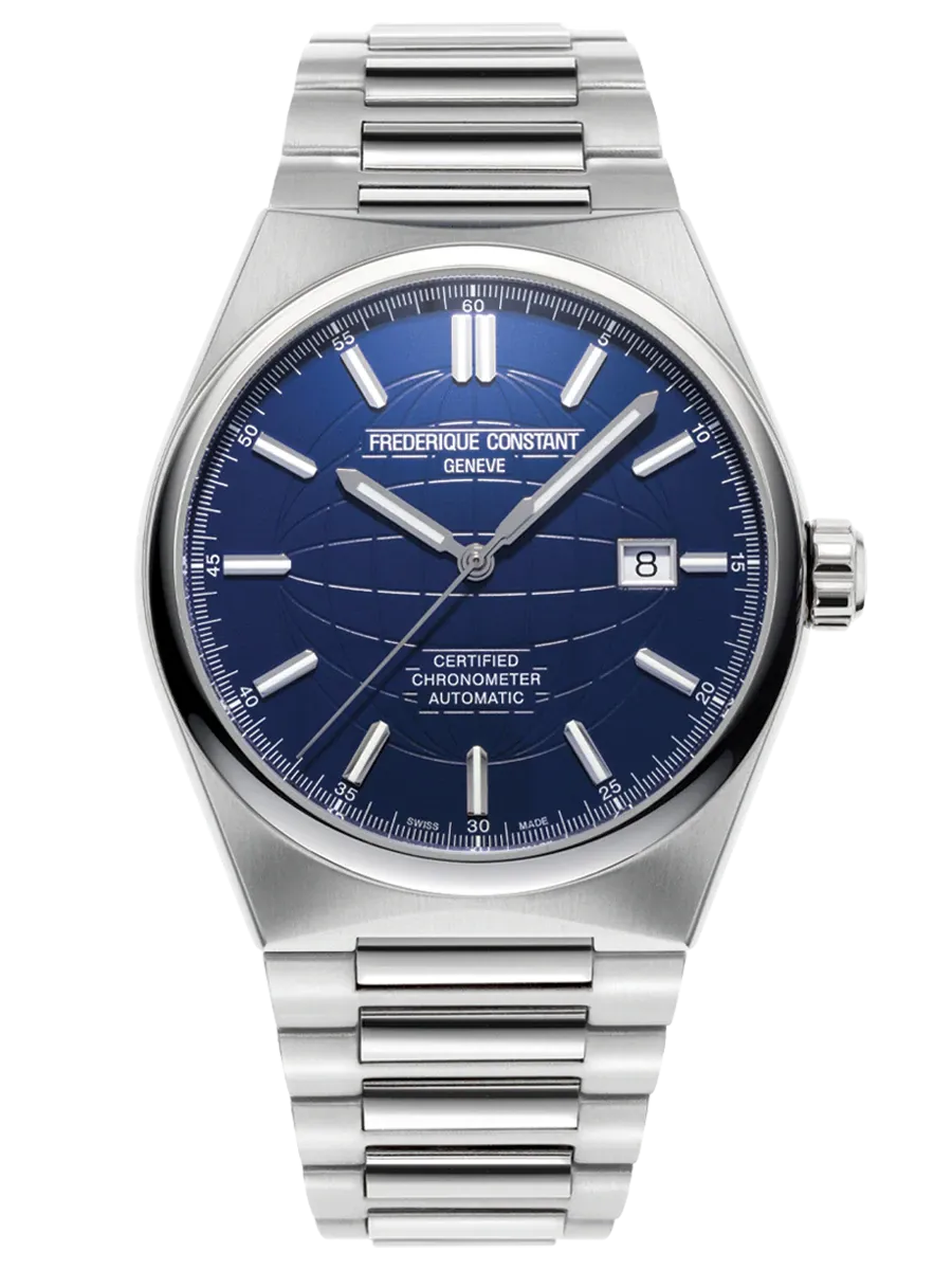 FREDERIQUE CONSTANT HIGHLIFE AUTOMATIC COSC BLUE DIAL