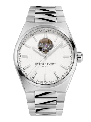FREDERIQUE CONSTANT HIGHLIFE HEART BEAT WHITE DIAL