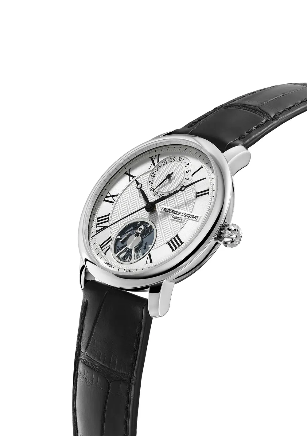 FREDERIQUE CONSTANT SLIMLINE MONOLITHIC MANUFACTURE SILVER