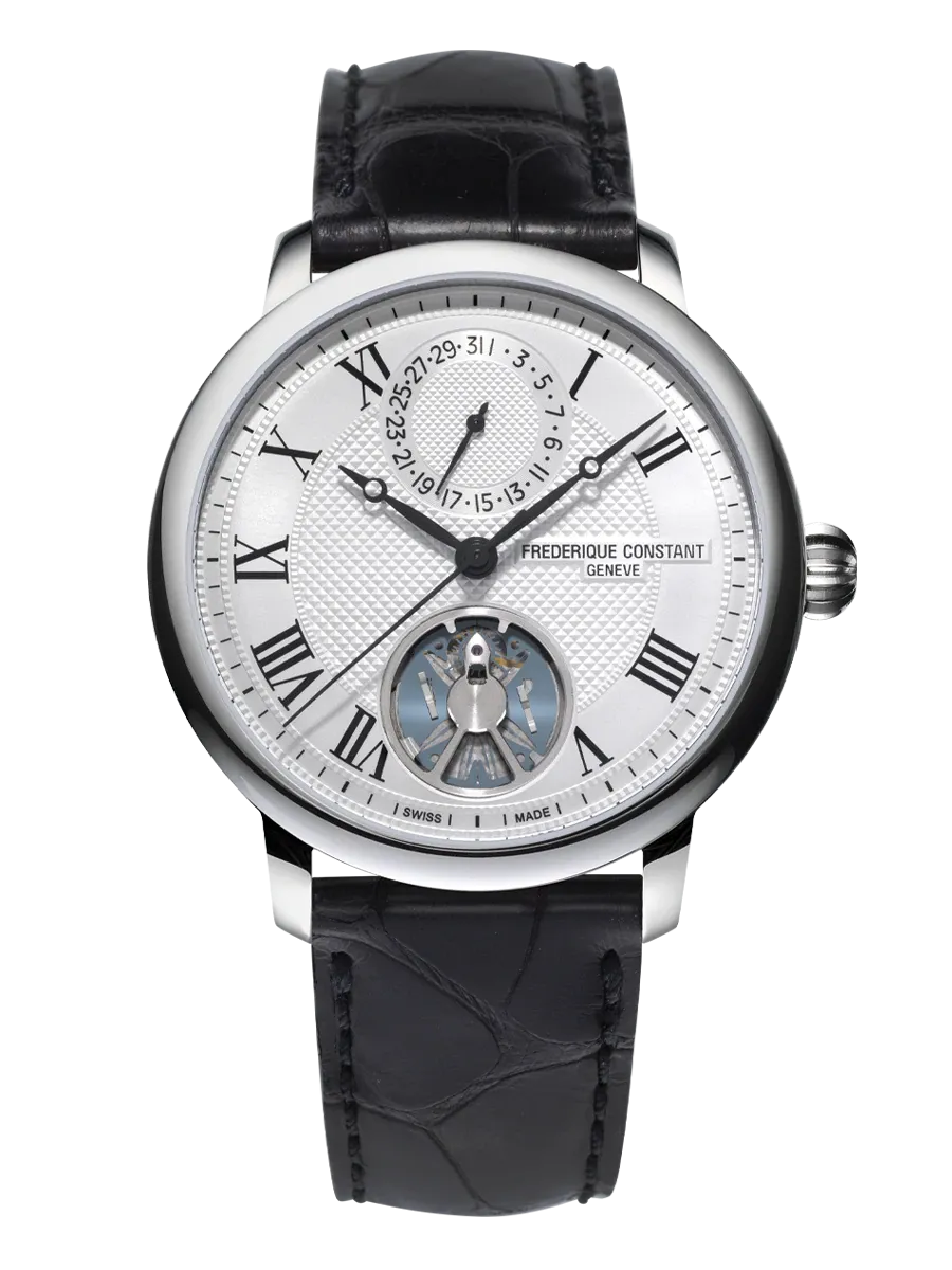 FREDERIQUE CONSTANT SLIMLINE MONOLITHIC MANUFACTURE SILVER