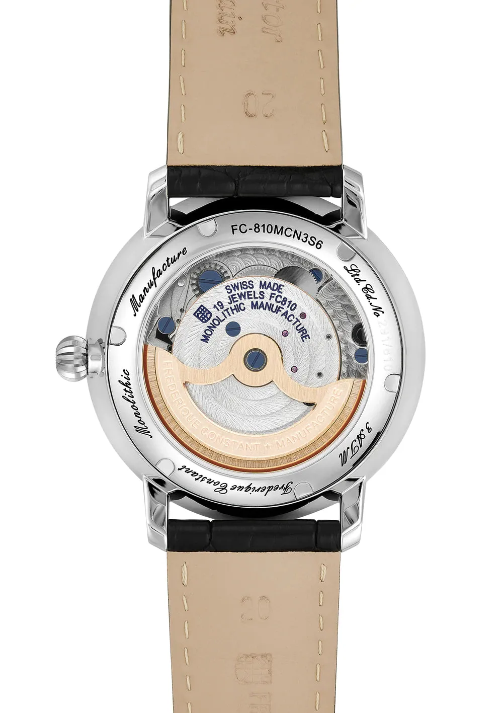 FREDERIQUE CONSTANT SLIMLINE MONOLITHIC MANUFACTURE SILVER