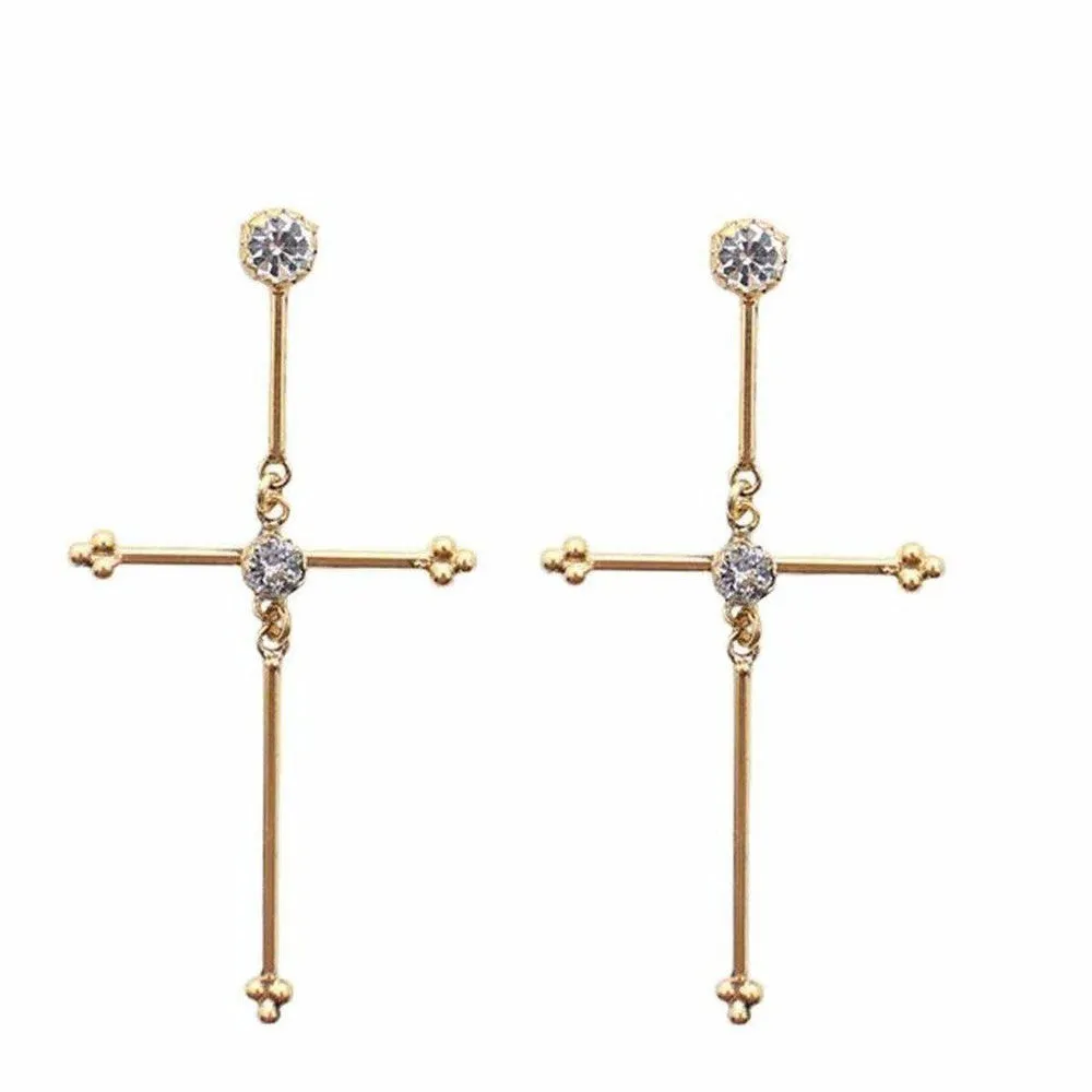 Garland  Cross Earrings