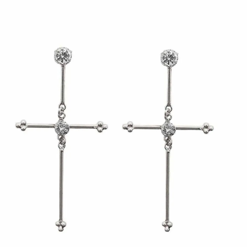 Garland  Cross Earrings