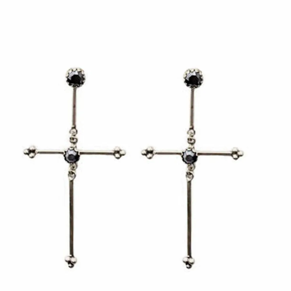 Garland  Cross Earrings