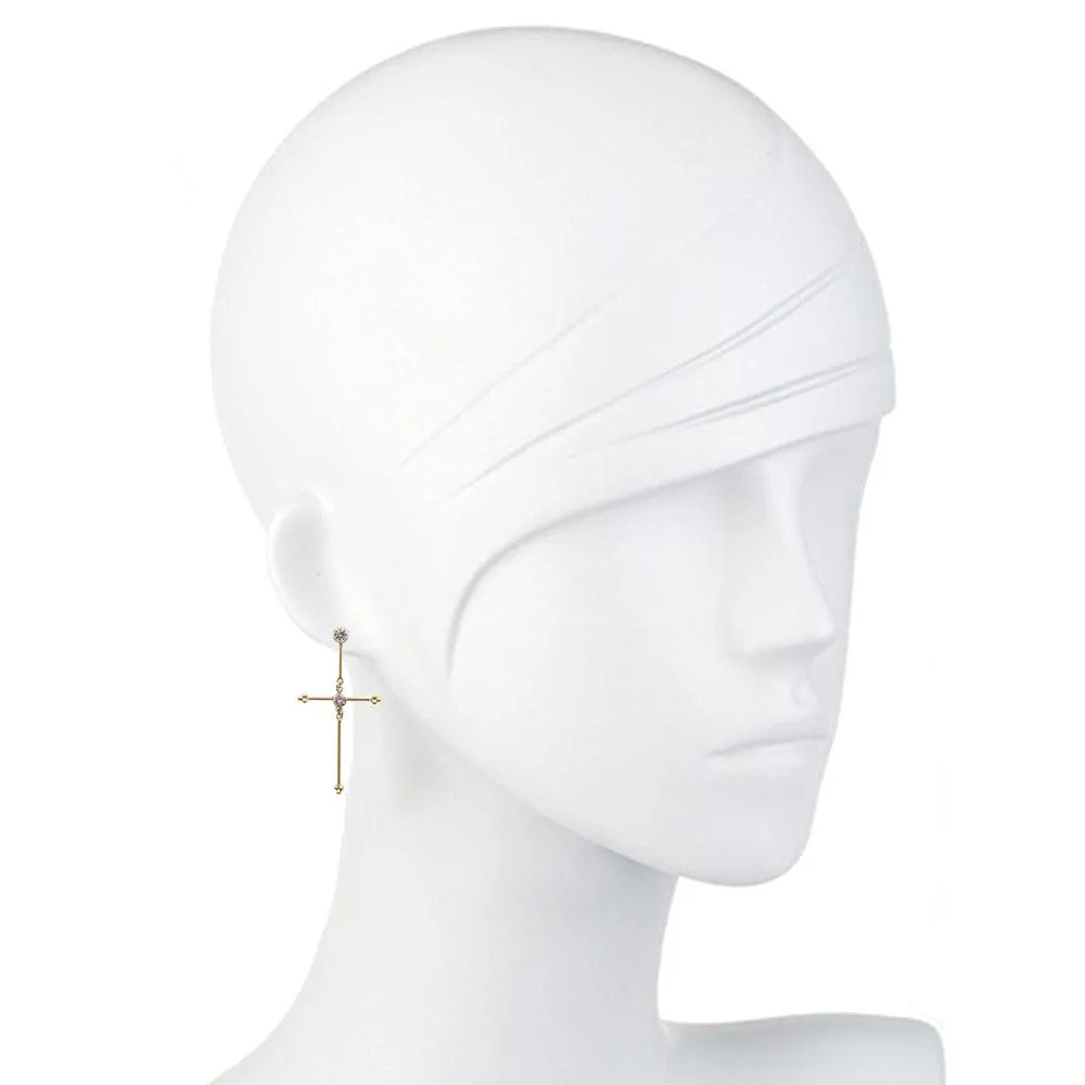 Garland  Cross Earrings
