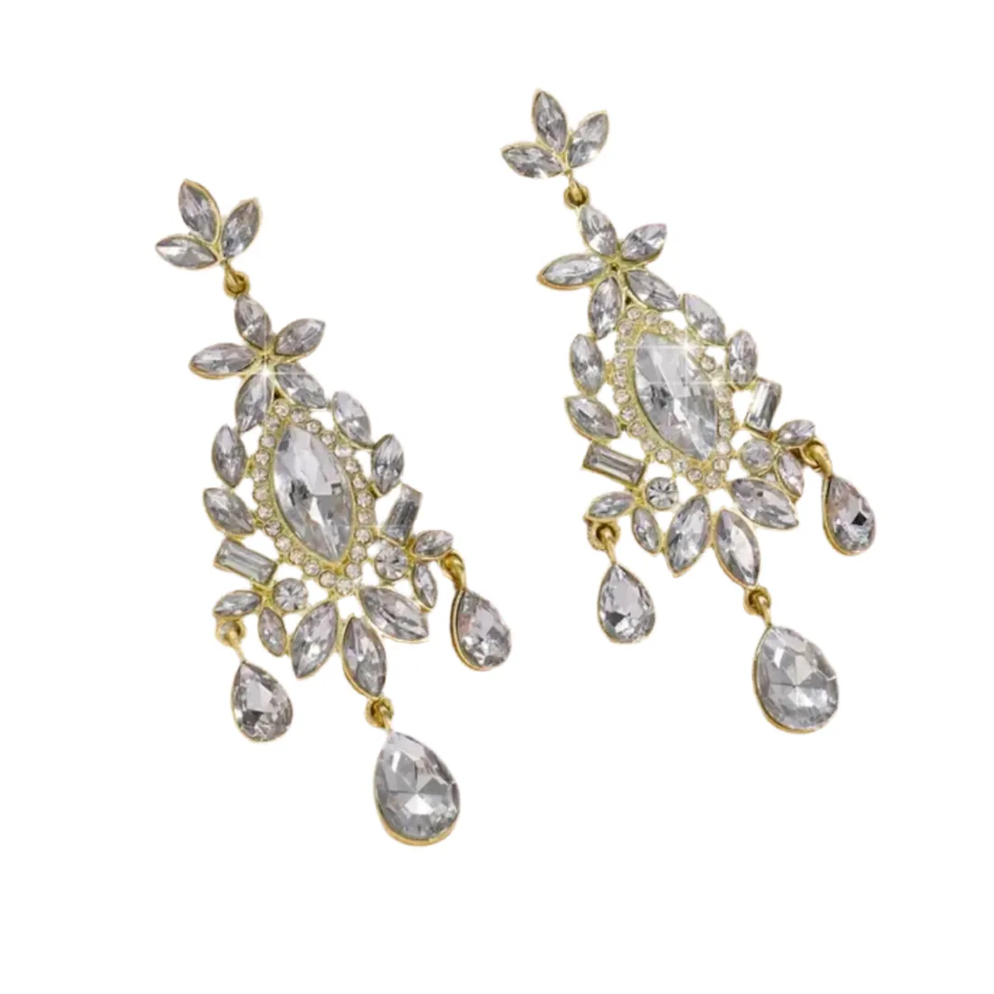 Geometric Chandelier Earrings